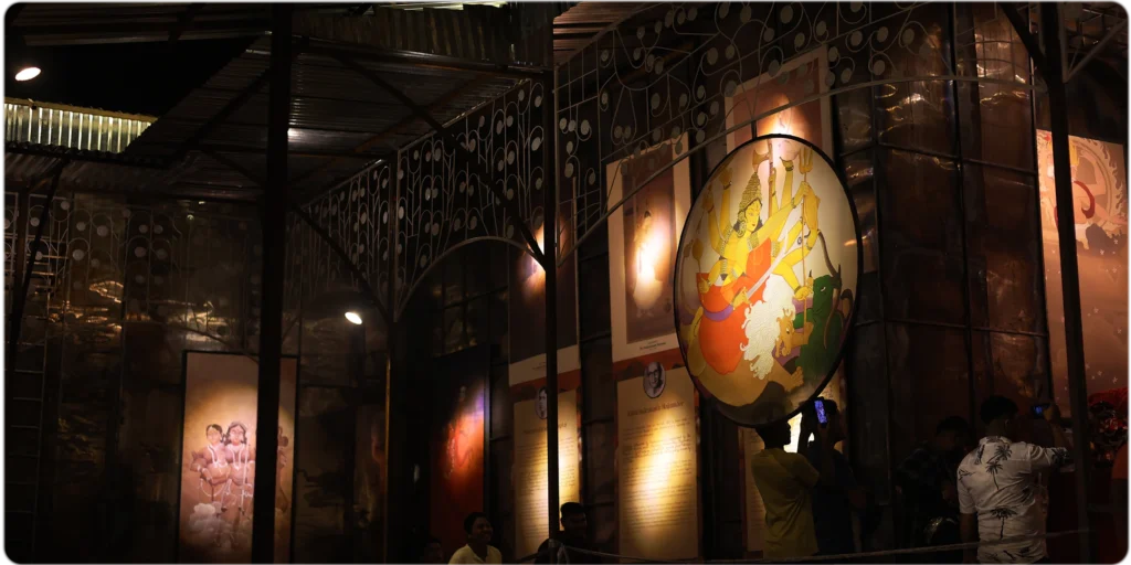 Santoshpur Lake Pally Durga Puja 2025
